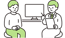 診察のイラスト